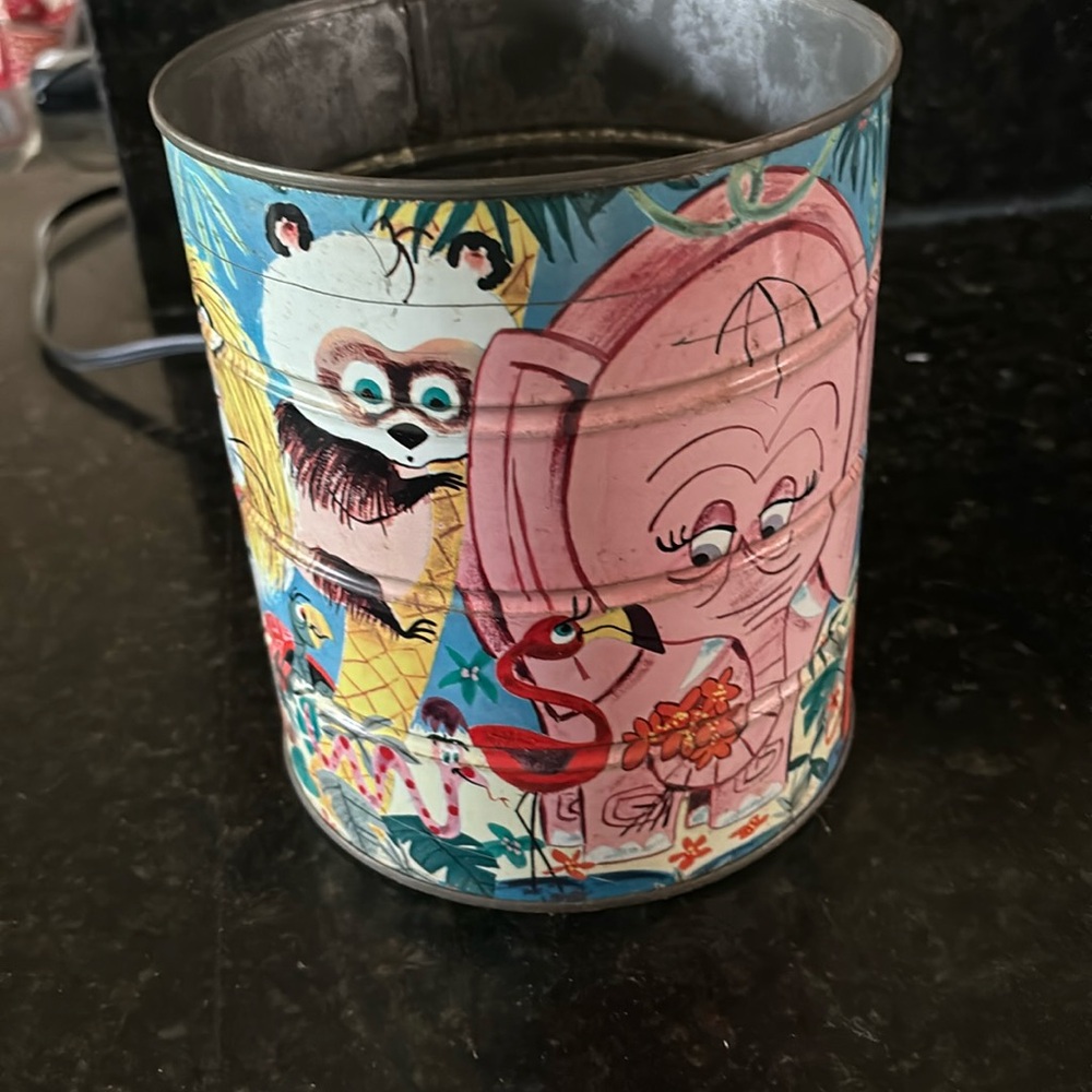Vintage Folgers Coffee Can